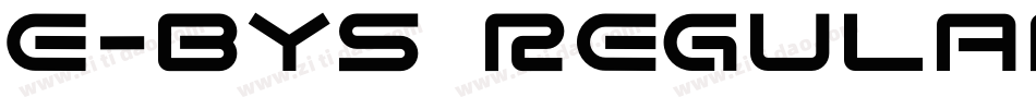 E-BYS Regular字体转换